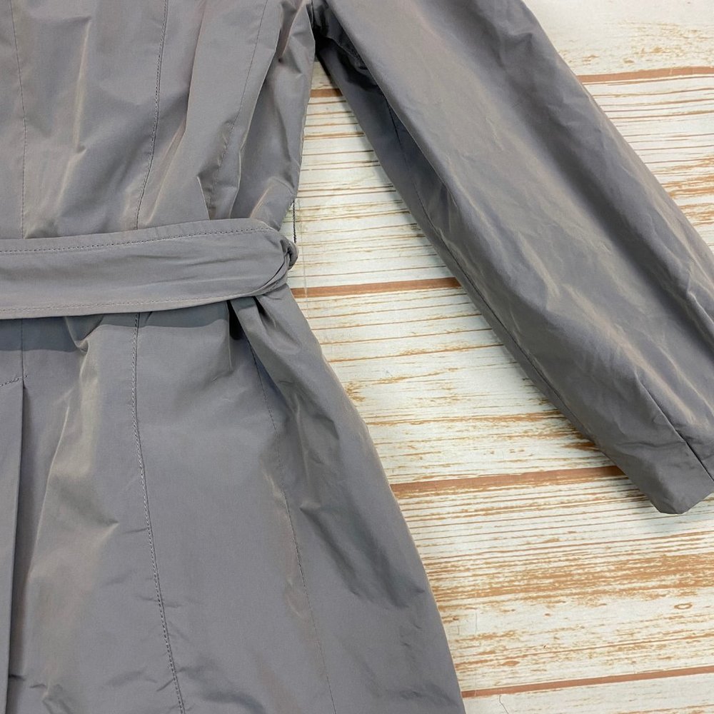 Banana Republic Gray Single Breasted Trench Coat - Picture 5 of 7